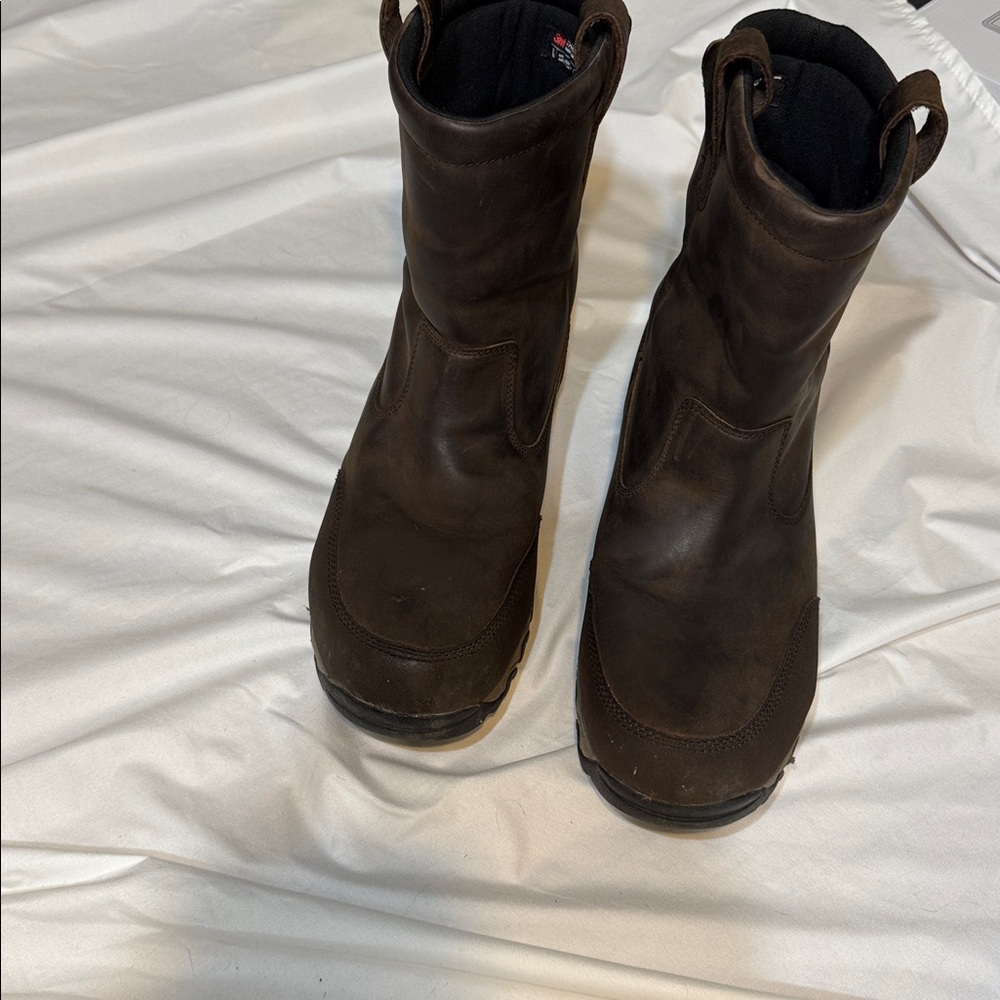 Duluth Trading Co | Wild Boar Insulated Pull On Boots | Brown | size 14 Men